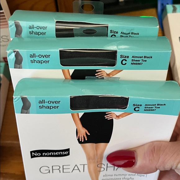 No Nonsense Great Shapes All-Over Shaper lot. Support Pantyhose new lot 5 - Picture 4 of 6